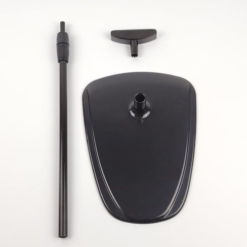 Kit telescópico negro para marcos cartelería