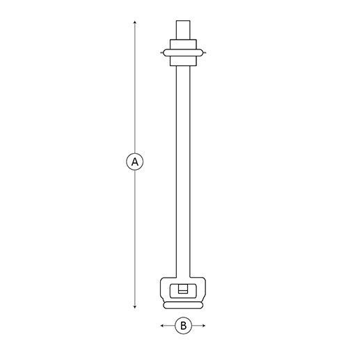 Llave para base plana esquema