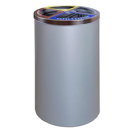 Papelera de Reciclaje 150L met&aacute;lica