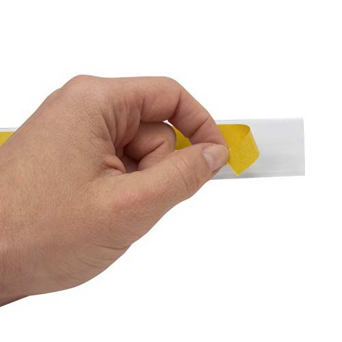 Perfil etiquetero adhesivo para lineales