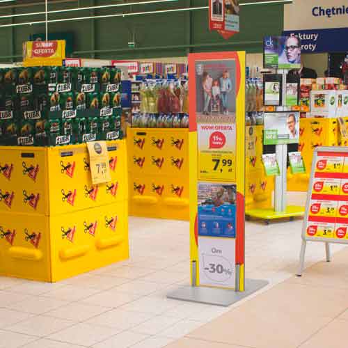 Base grande para gráficas en supermercados