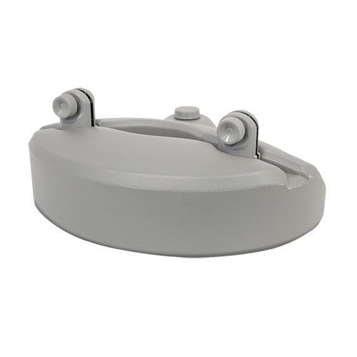 Base rellenable para gráficas gris frontal