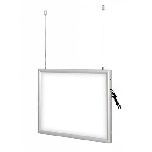 Marco de aluminio LED doble cara apaisado