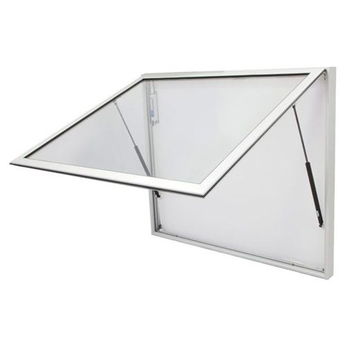 Vitrina con Luz para Exteriores abierta