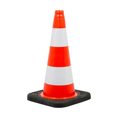 Cono flexible con base de caucho