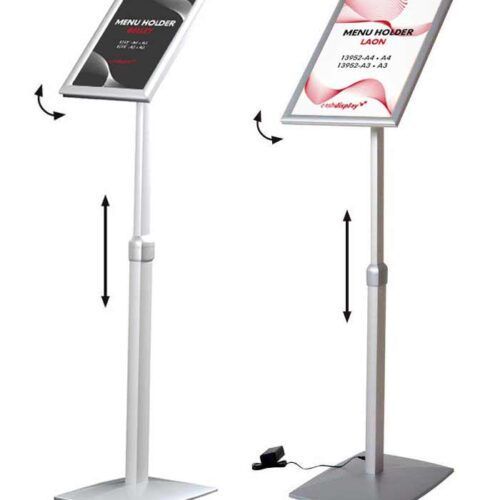 Porta menú ajustable