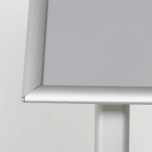 Porta menú económico gris marco clic