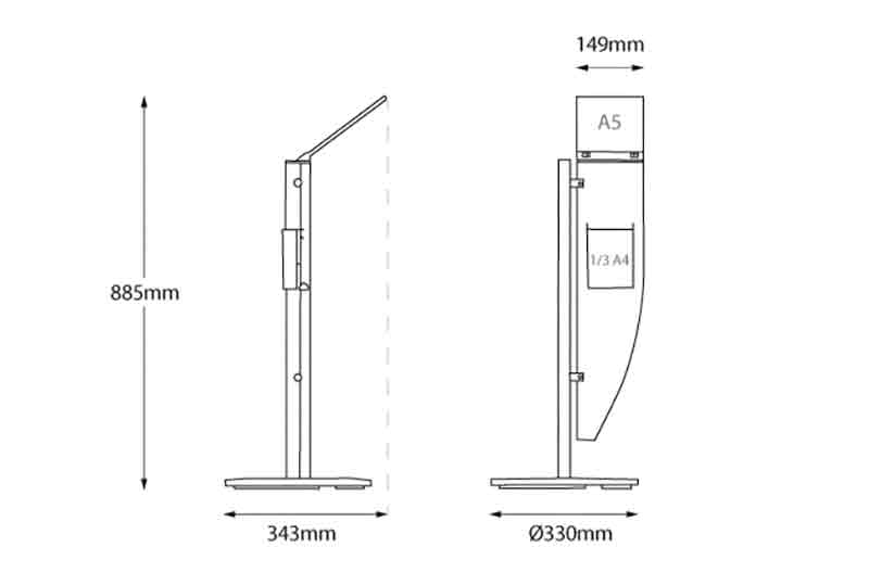 Portagr&aacute;ficas con portafolletos modelos