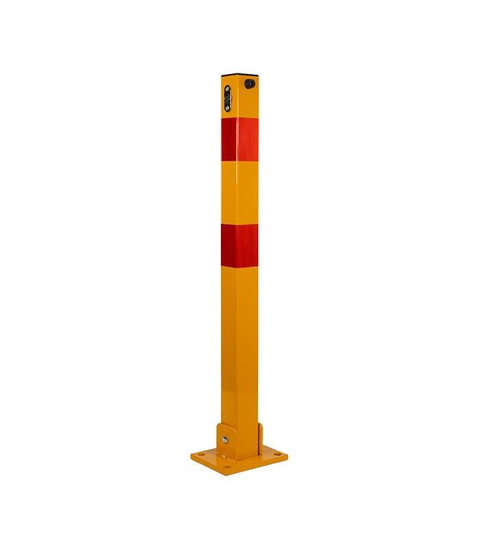Poste cuadrado bloqueo de parking
