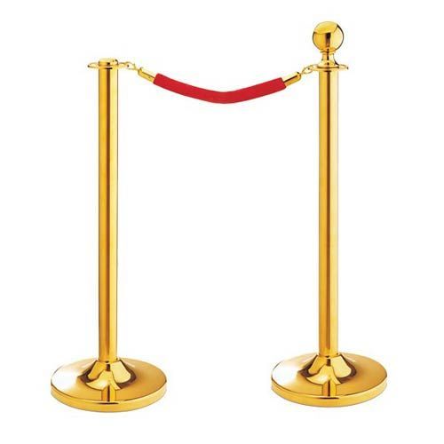 Postes separadores para cordón dorados