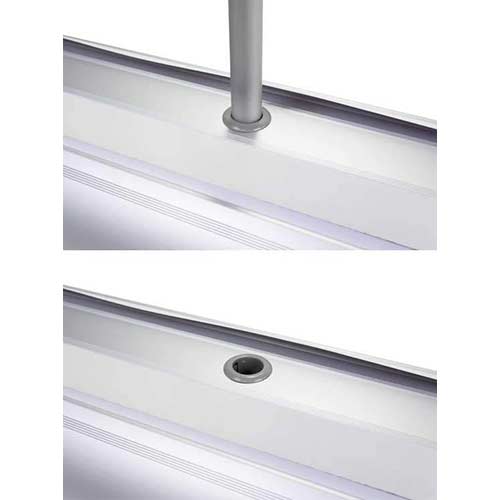 Rollup doble cara detalle poste