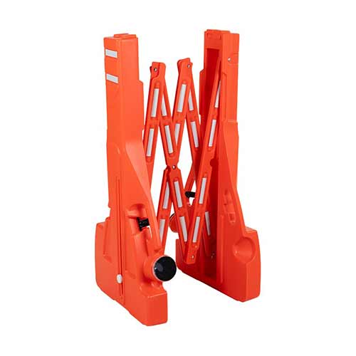 Valla plegable rellenable