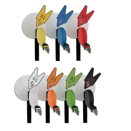 Poste de tickets su turno varios colores