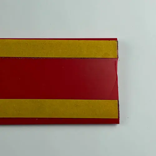 Perfil adhesivo rojo 107531 trasera