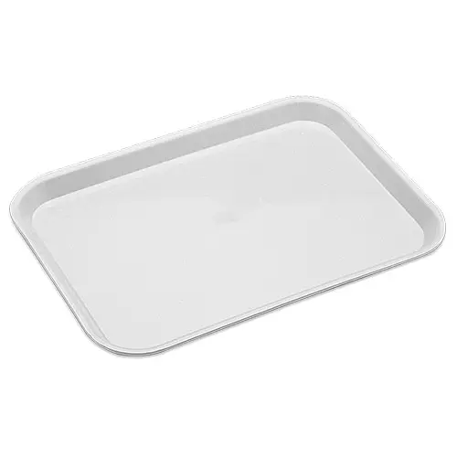 Bandeja de presentación blanca fabricada en polipropileno para hostelería