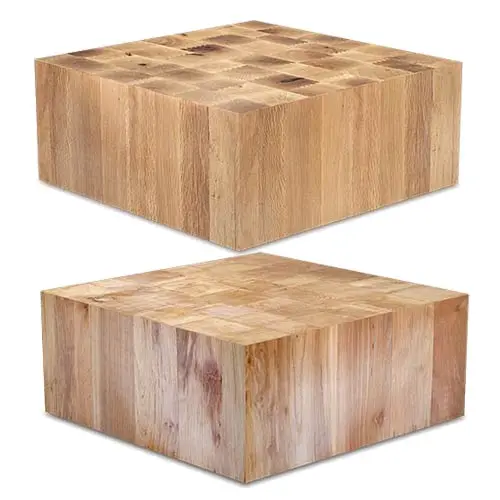 Mazas de madera de encina y abedul