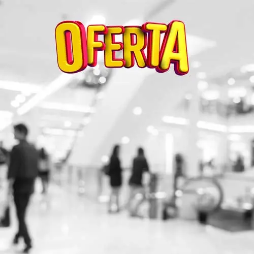 Diferentes art&iacute;culos de publicidad en el lugar de venta (PLV) en oferta, incluyendo expositores promocionales, cestas de liquidaci&oacute;n y soportes para campa&ntilde;as de rebajas en tiendas.